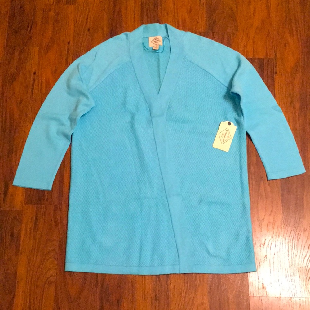 NWT St Johns Bay 3/4 Sleeve Cardigan, sz S